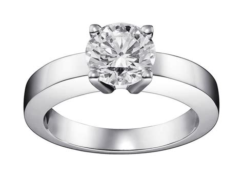 prix bague de fiancaille cartier solitaire|bague etincelle cartier.